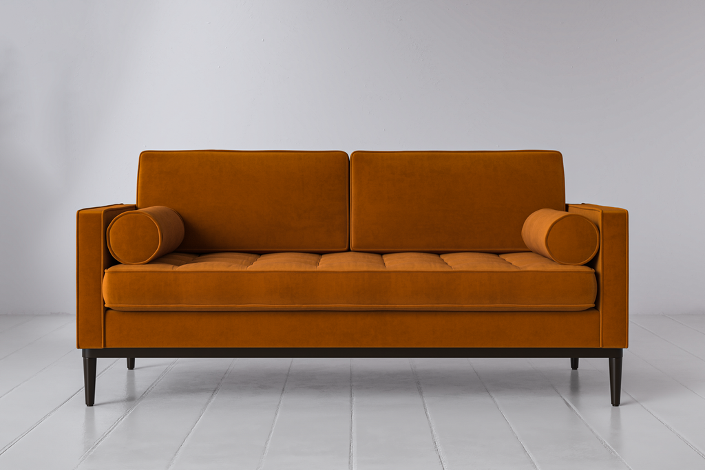 Swyft Model 02 2 Seater Sofa - Bronze Eco Velvet