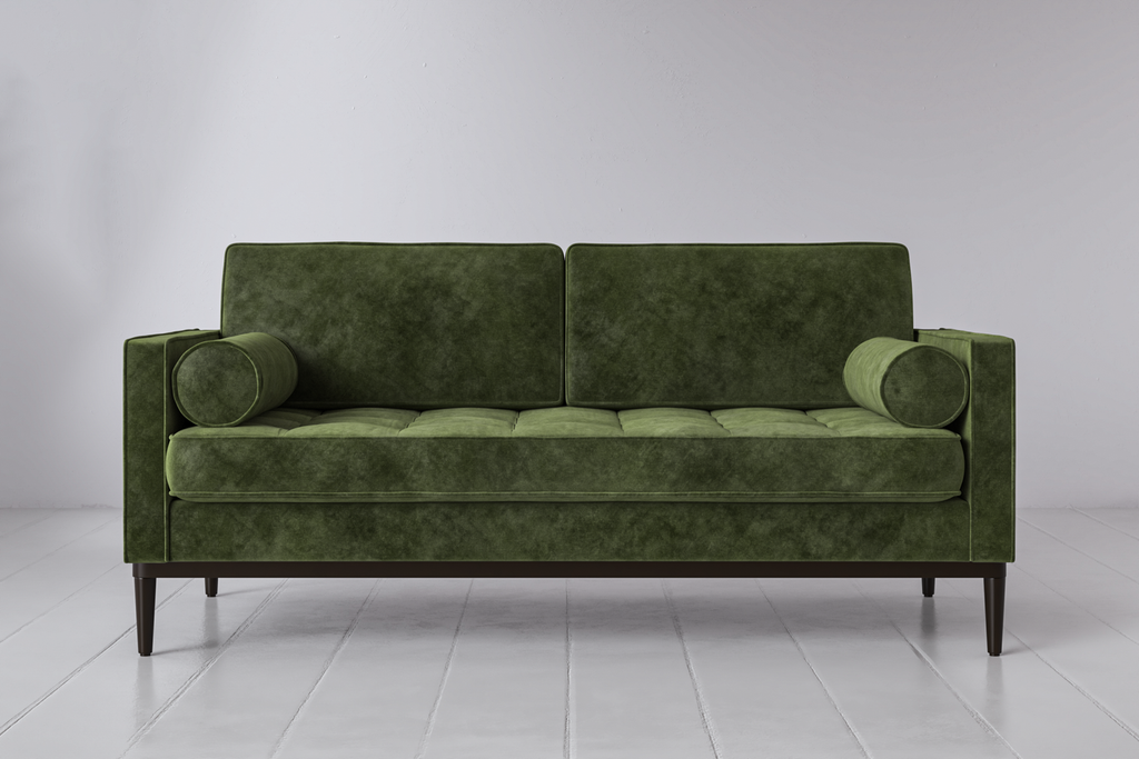 Swyft Model 02 2 Seater Sofa - Conifer Mottled Velvet