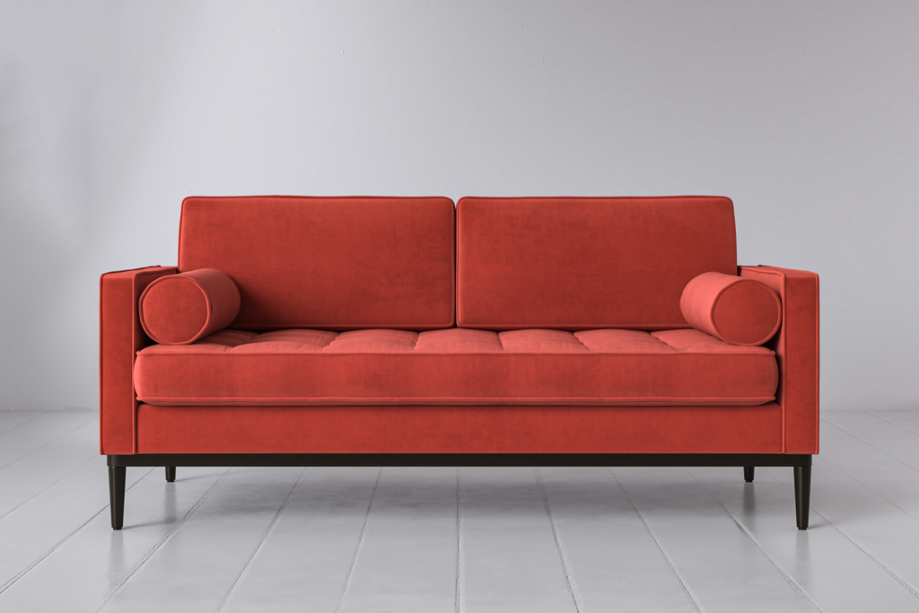 Swyft Model 02 2 Seater Sofa - Coral Eco Velvet