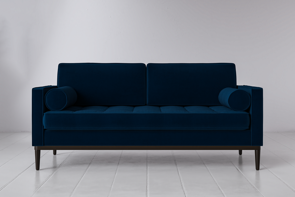 Swyft Model 02 2 Seater Sofa - Indigo Eco Velvet