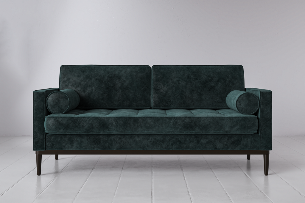 Swyft Model 02 2 Seater Sofa - Ocean Mottled Velvet