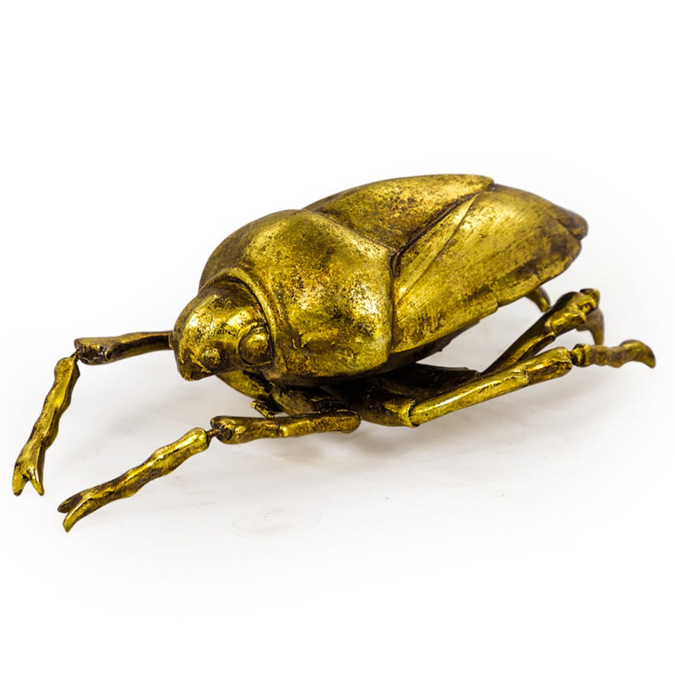Large Gold Beetle Wall Decor - Style 1
