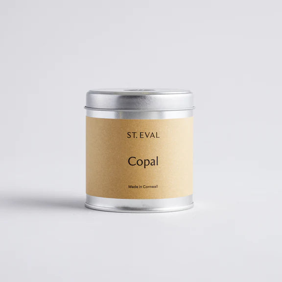 Tin Candle Copal St Eval