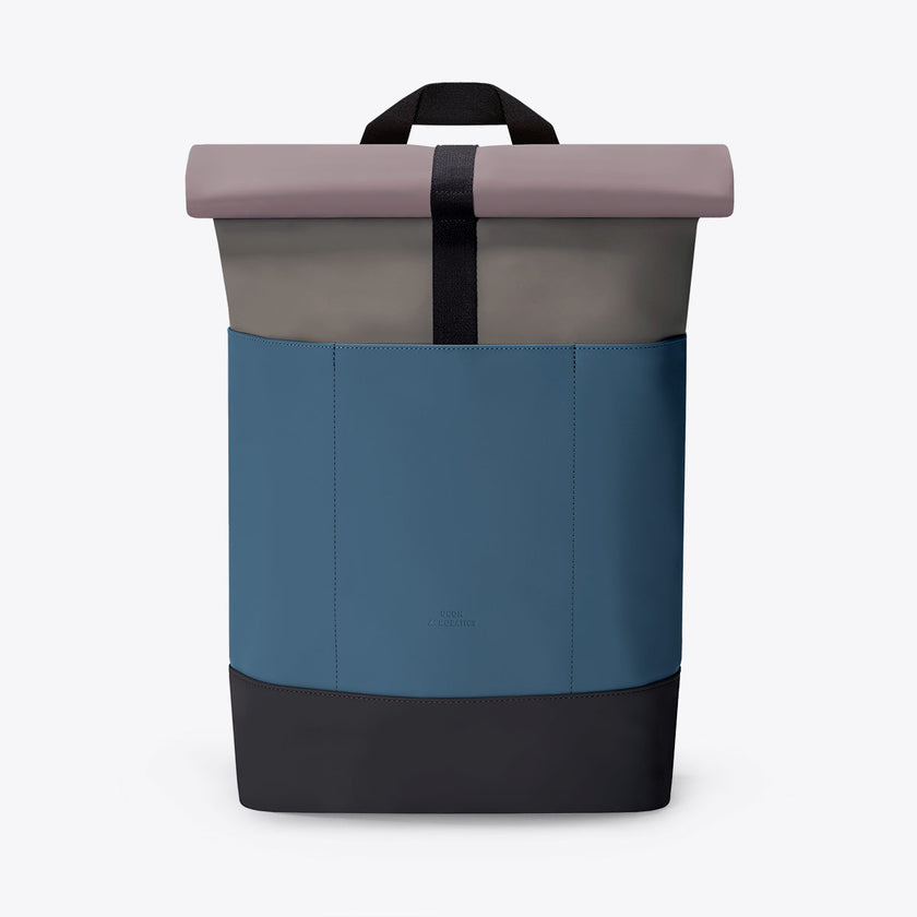 Two Tone Recycled Plastic Backpacks Dark Grey & Petrol