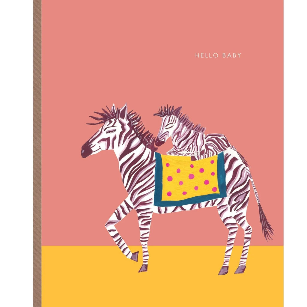 Zebra New Baby Card