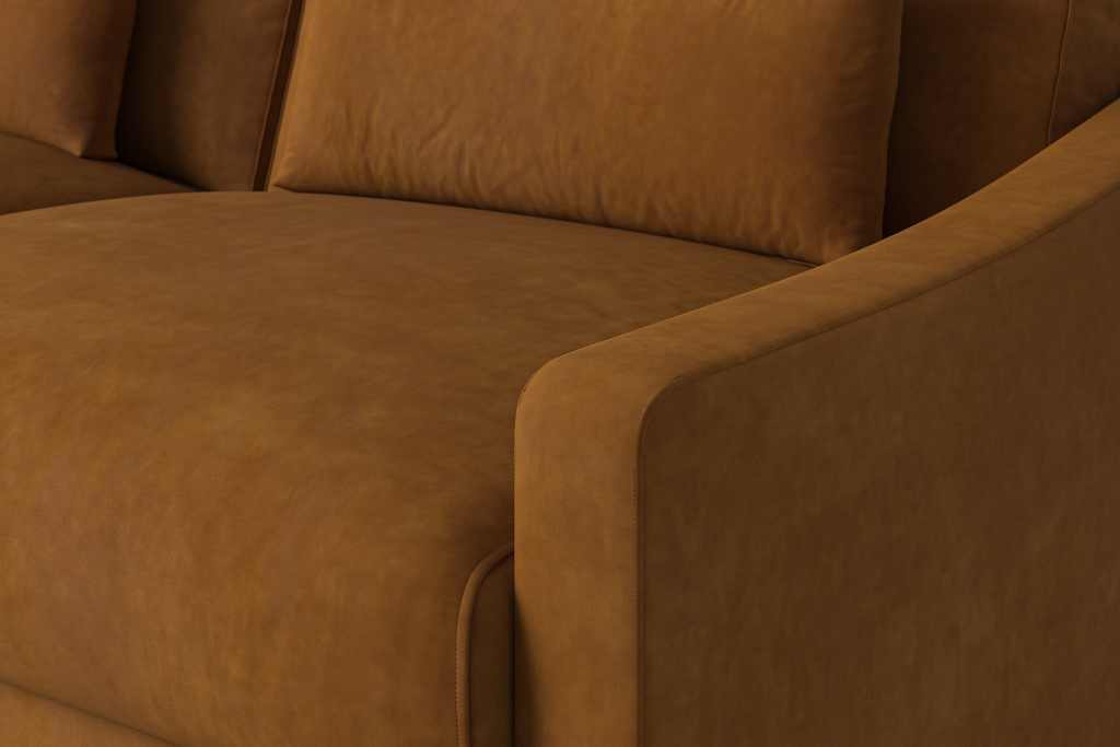 Tan Swyft Model 07 3 Seater Sofa