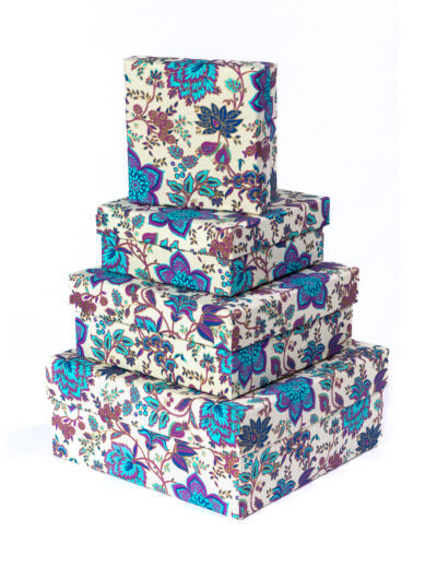 Blue Floral Gift Box