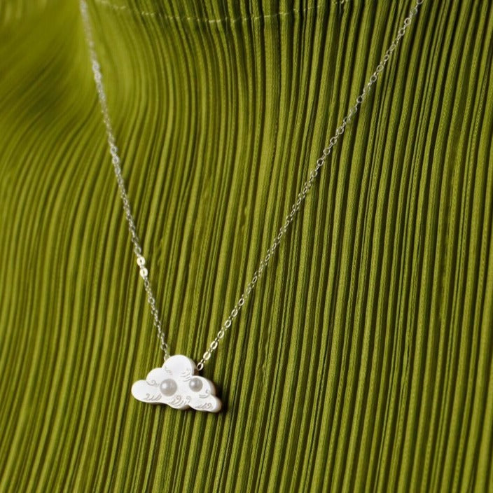 Silver Cloud Necklace 