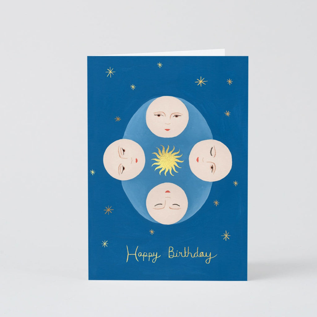 happy birthday moon and stars card 2