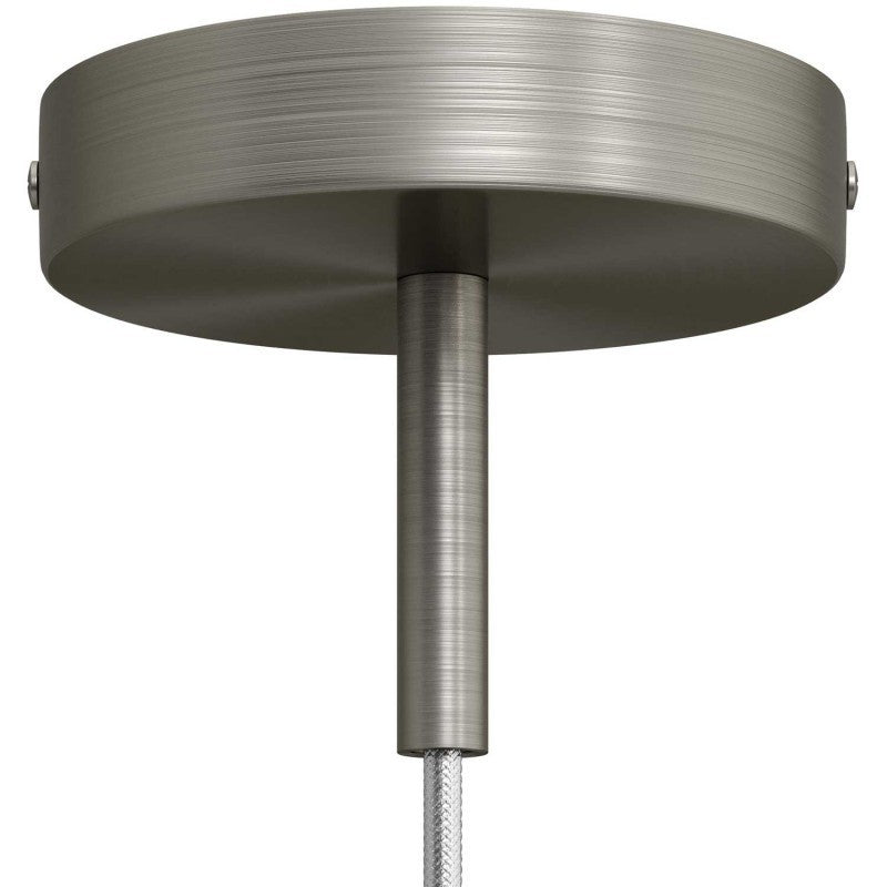 Metal Ceiling Rose With 7 cm Cable Clamp