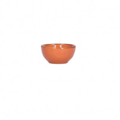 Brightly Coloured Ceramic Tiny Bowls Orange