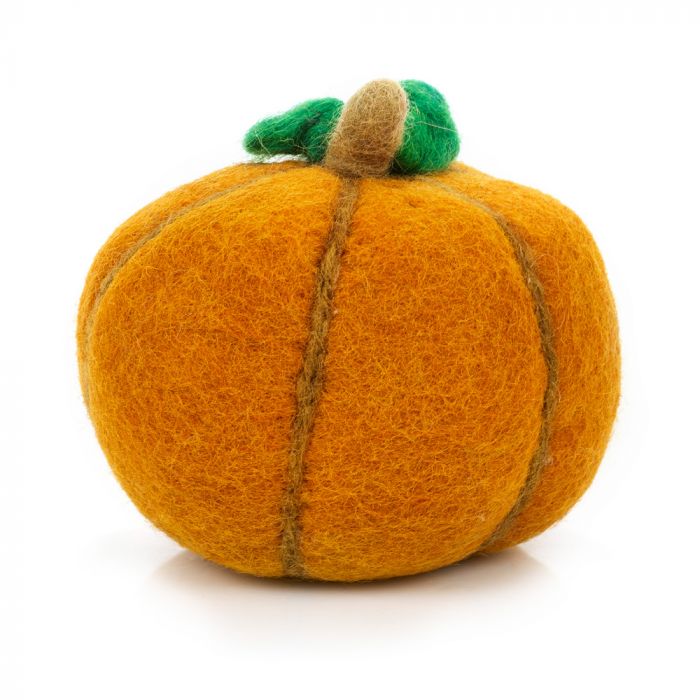 Medium Felt Pumpkins Orange