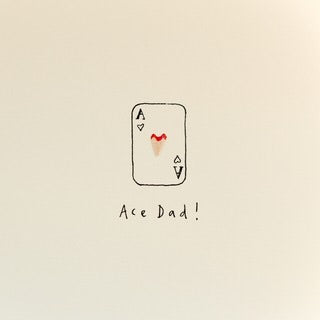 Pencil Shaving Card “Ace Dad!”