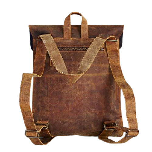 Buffalo Leather Distressed Backpack