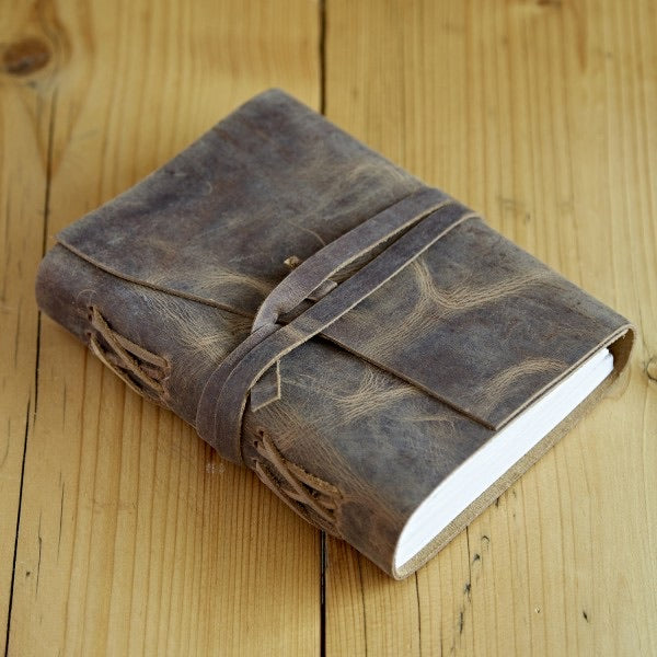 Buffalo Leather Wrap Around Journal