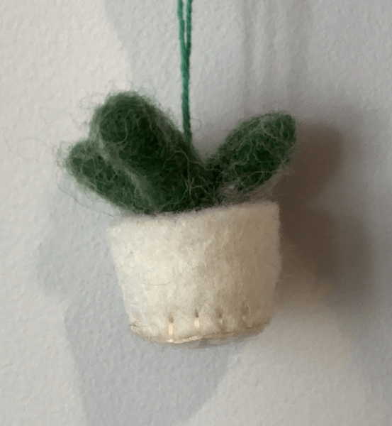 Handmade Felt Biodegradable Hanging Mini Plants Succulent