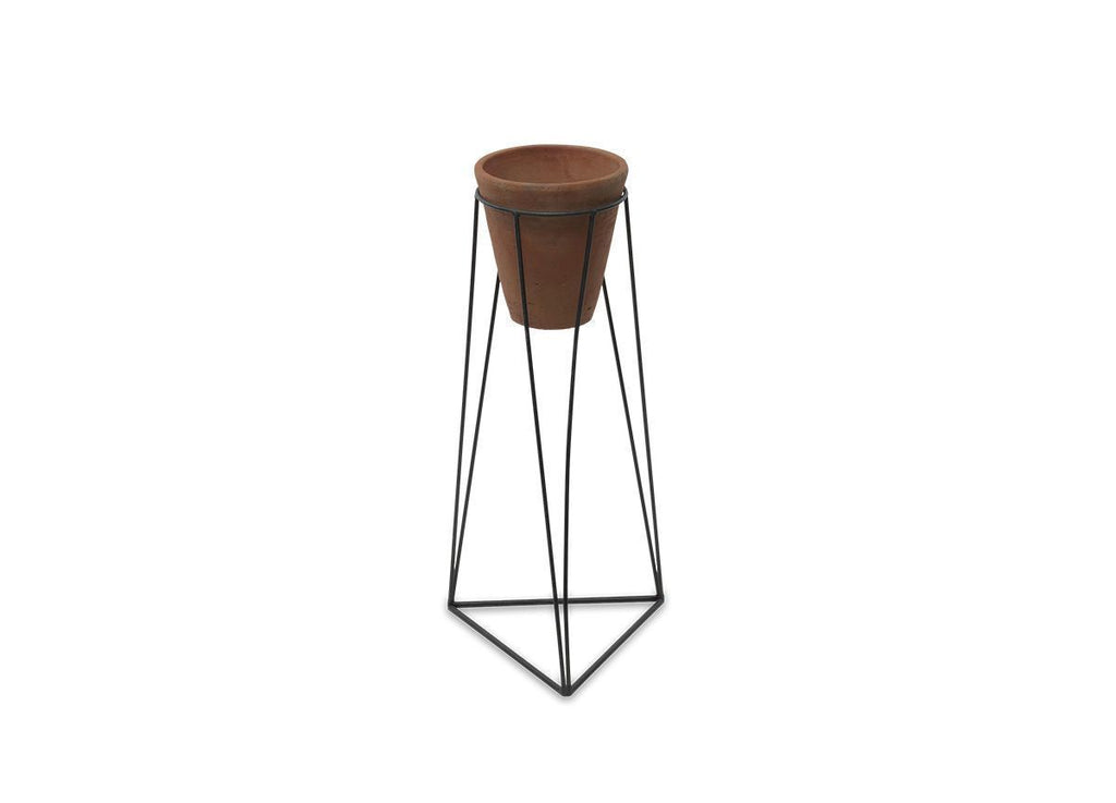 Jara Terracotta Planter With Stand