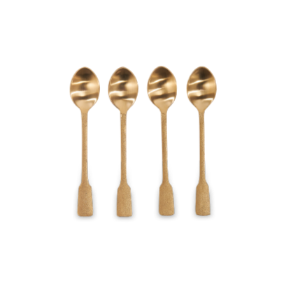 Veeta Tea Spoons - Brushed Gold