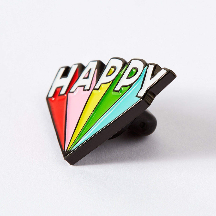 Happy Enamel Pin