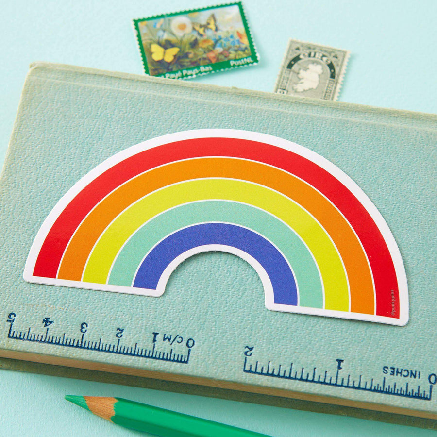 Large Rainbow Vinyl Sticker