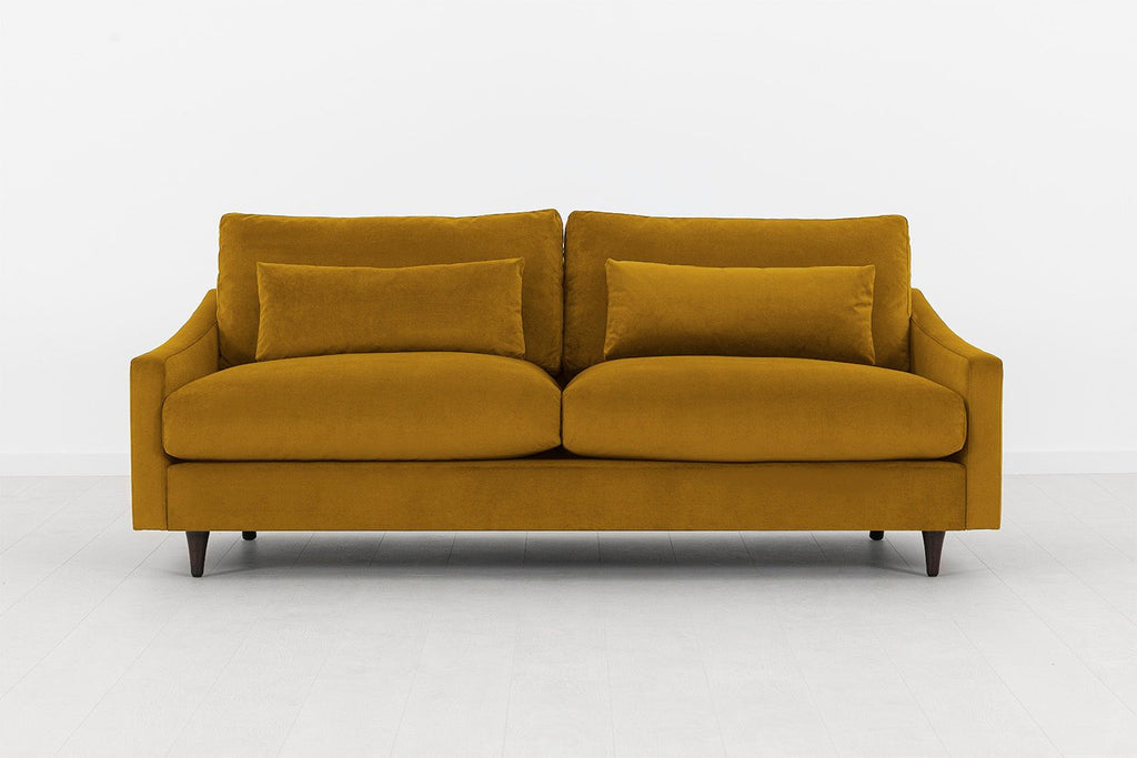 Mustard Swyft Model 07 3 Seater Sofa