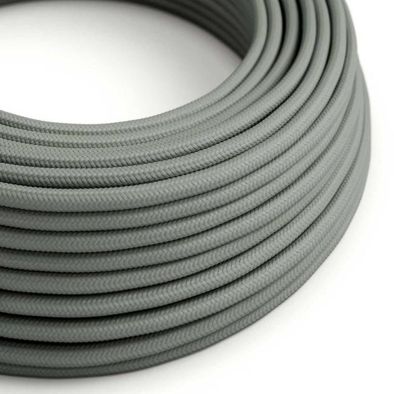 Round 3 Core Electrical Cable Covered with Rayon in Grey