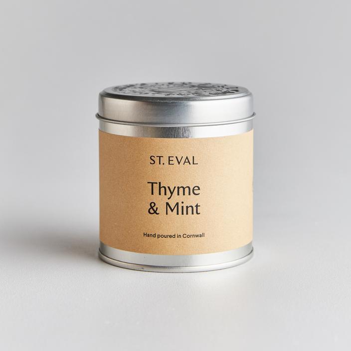 Tin Candle Thyme & Mint St Eval