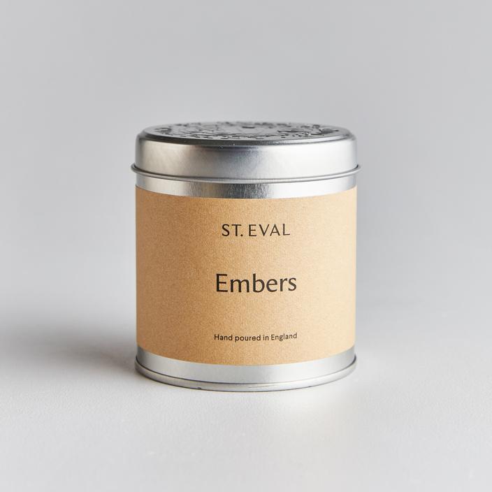 Tin Candle Embers St Eval